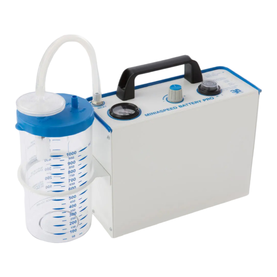 3A HEALTH CARE MINIASPEED Battery Pro Montage- Und Gebrauchsanweisung