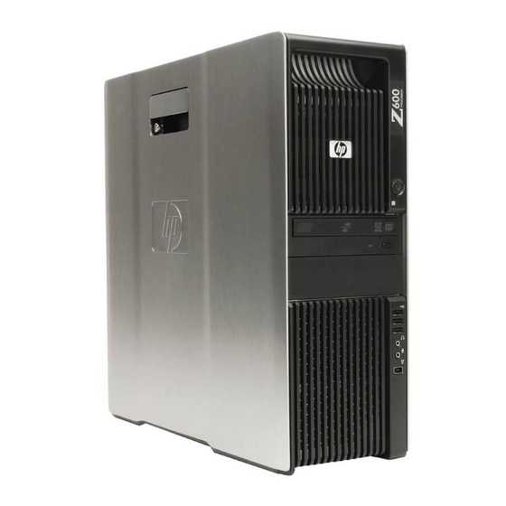 HP Z Workstation-Serie Benutzerhandbuch