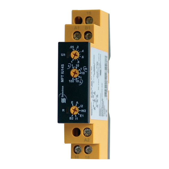 Selectron MFT IU14S Bedienhinweise