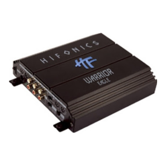Hifonics HAWKMK II Bedienungsanleitung