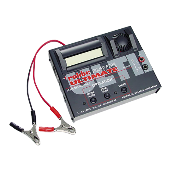 ROBBE POWER PEAK ULTIMATE Zusatz-Bedienungsanleitung