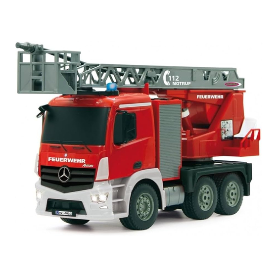 Jamara Mercedes-Benz Antos Feuerwehr Drehleiter Gebrauchsanleitung