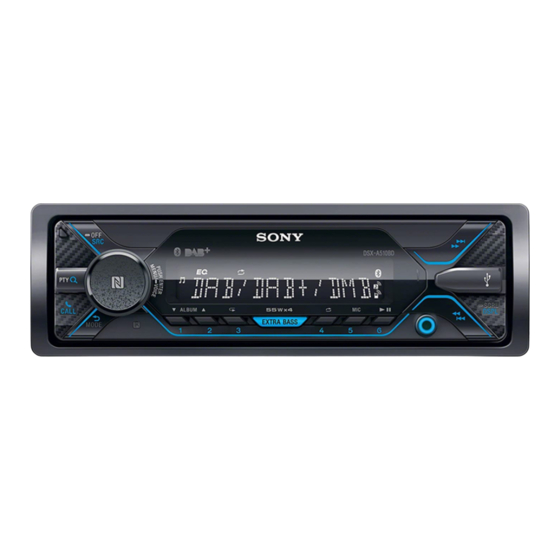 Sony DSX-A510DKIT Bedienungsanleitung