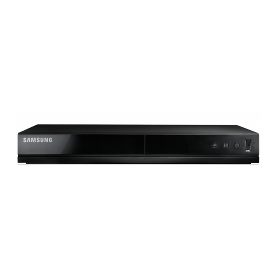 Samsung DVD-E360 Bedienungsanleitung