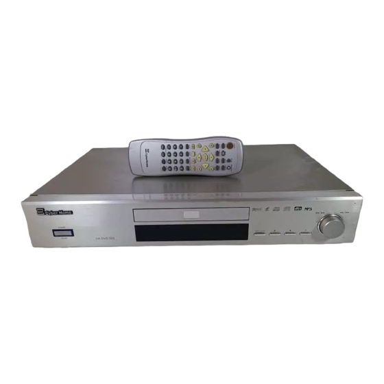 CyberHome CH-DVD 505 Bedienungsanleitung