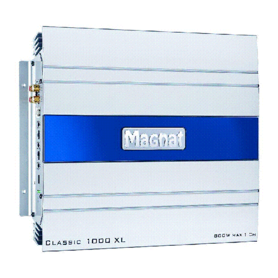 Magnat CLASSIC 1000 XL Bedienungsanleitung
