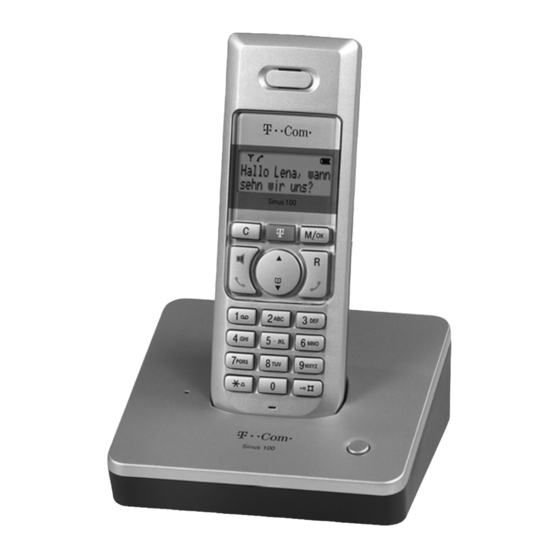 T-COM Sinus 100 Trio Bedienungsanleitung