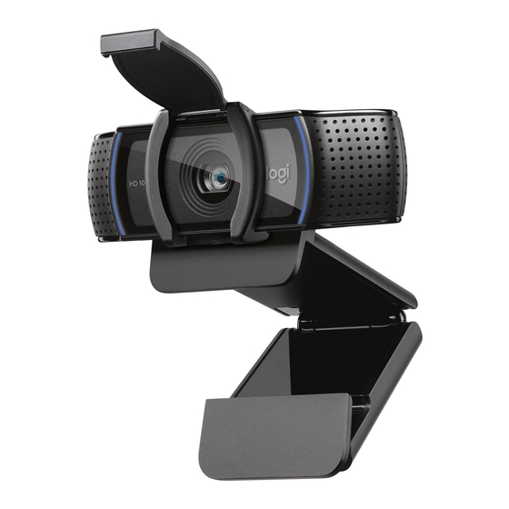 Logitech C920e Bedienungsanleitung