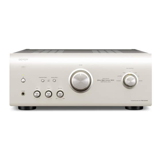 Denon PMA-2020AE Bedienungsanleitung