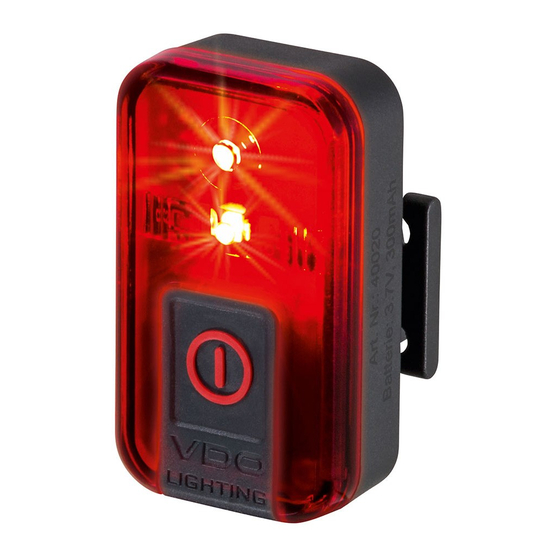 VDO Eco Light Red Handbuch