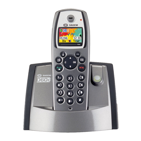 Sagem D60C Bedienungsanleitung