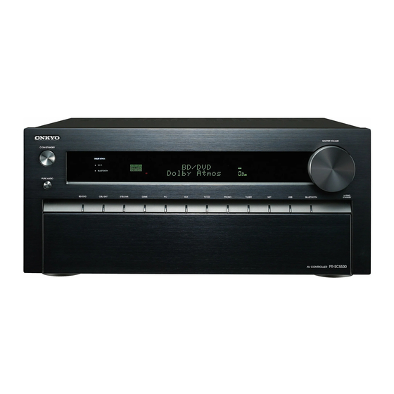 Onkyo PR-SC5530 Bedienungsanleitung