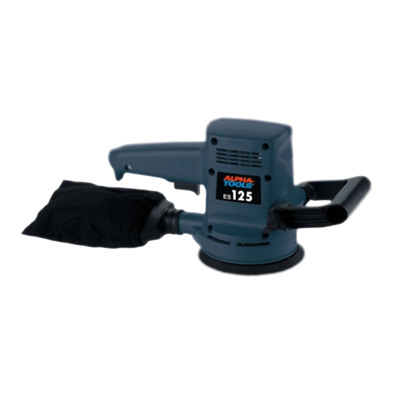 Alpha tools ES 125 Bedienungsanleitung