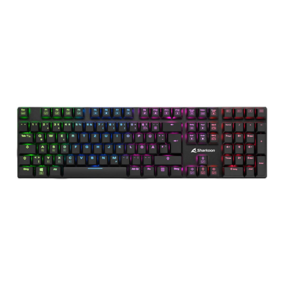 Sharkoon PureWriter RGB Anleitung