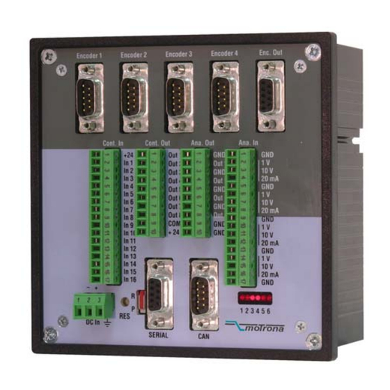 Motrona MC700 Bedienungsanleitung