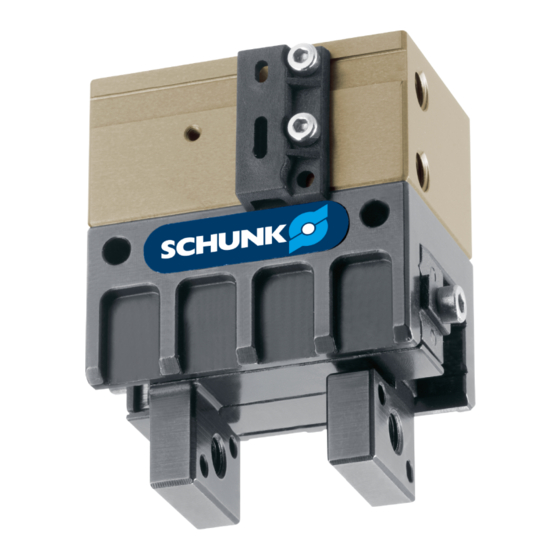 SCHUNK MPG-plus Montage- Und Betriebsanleitung