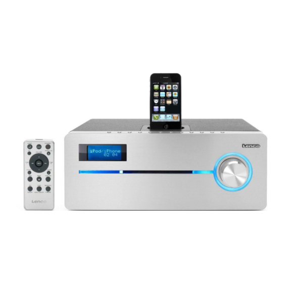 LENCO iPD-9000 DAB+ Bedienungsanleitungen