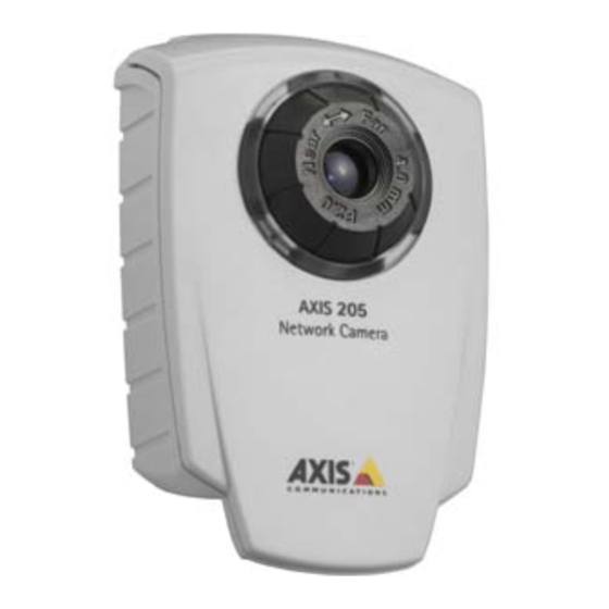 Axis 205 Kurzmontageanweisung