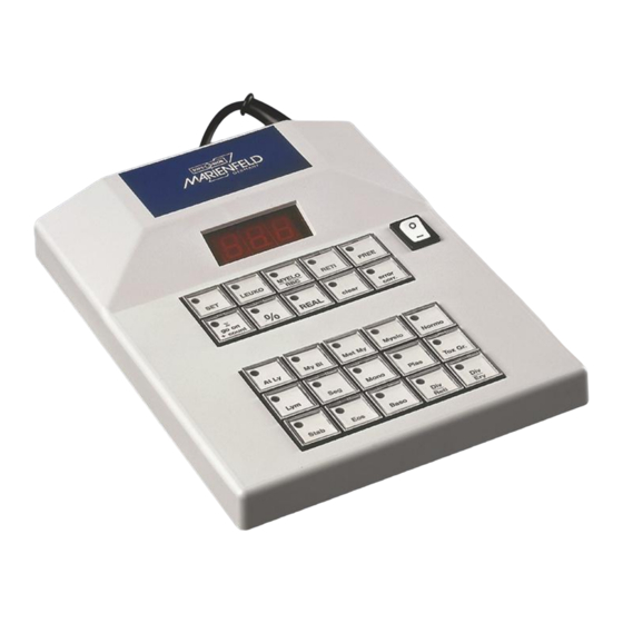 Marienfeld Cellcounter 2001 Betriebsanleitung