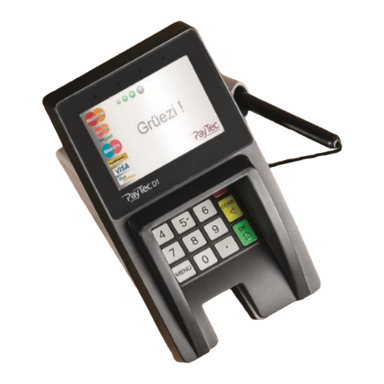 PAYTEC D1 Serie Bedienungsanleitung