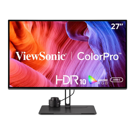 ViewSonic VP2786a-4K Bedienungsanleitung