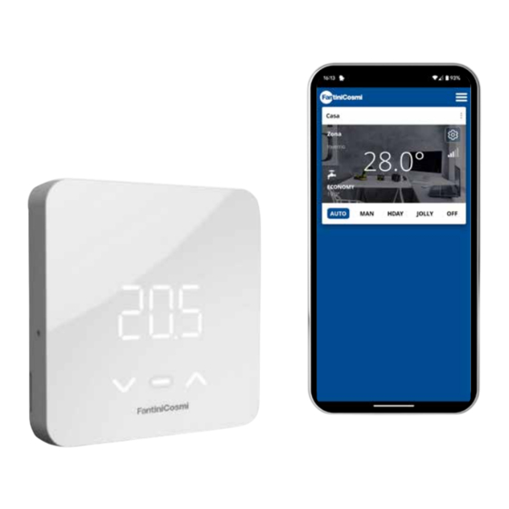 Fantini Cosmi OPEN THERM C800WIFIOTRQ Anleitung Zur Installation