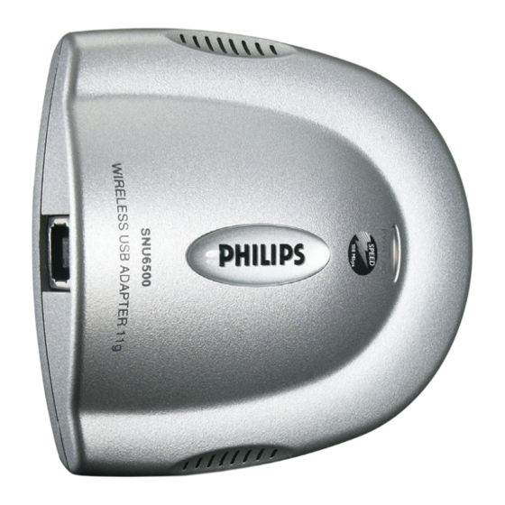 Philips SNU6500 Kurzanleitung