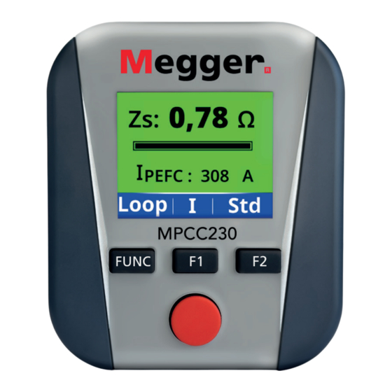 Megger MPCC230 Bedienungsanleitung