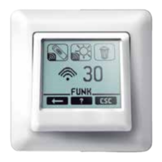 Vestamatic Touch Control Montage- Und Bedienungsanleitung