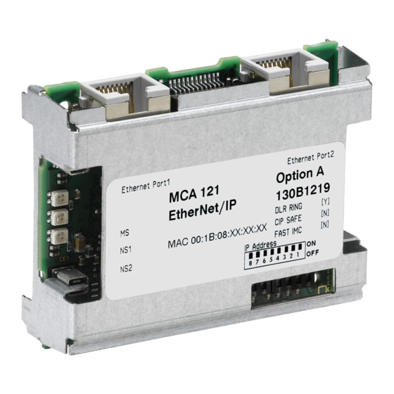 Danfoss VLT MCA 121 EtherNet/IP Produkthandbuch