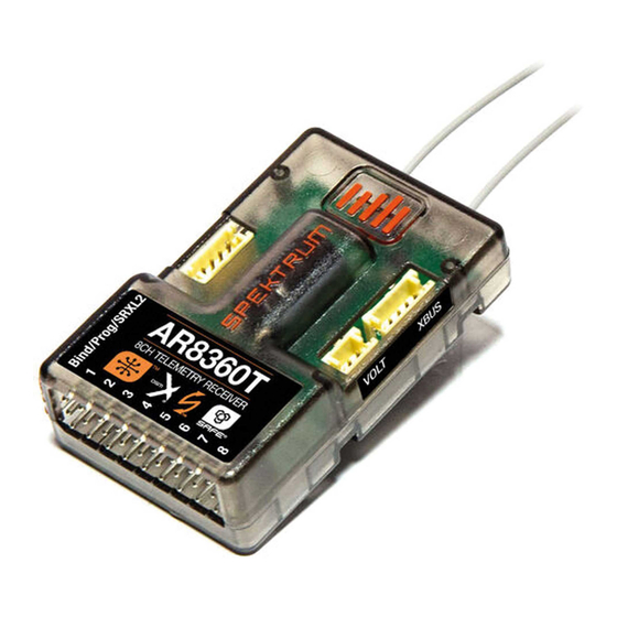 Horizon Hobby Spektrum AR8360T AS3X Bedienungsanleitung