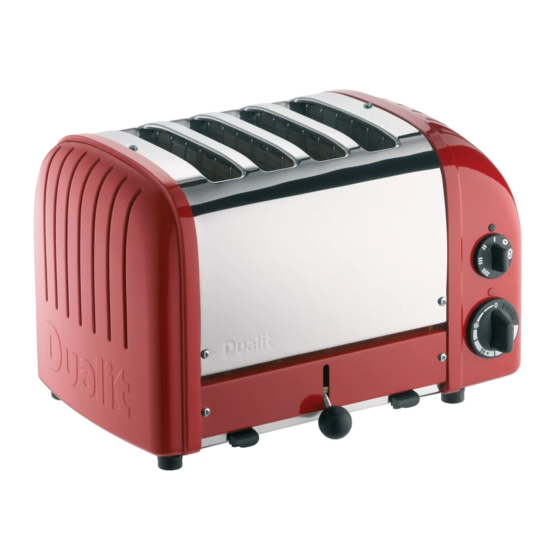 Dualit NEWGEN Bedienungsanleitung Und Garantie