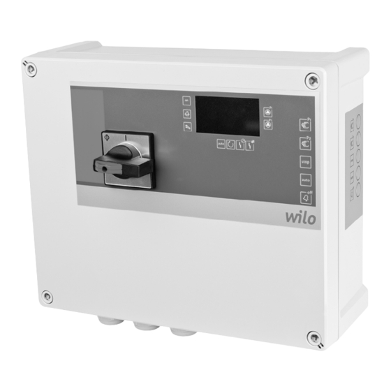 Wilo Control MS-L 2x4kW Einbau- Und Betriebsanleitung