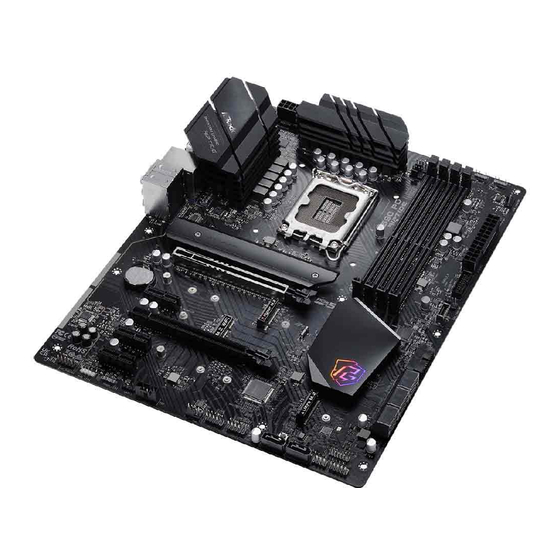 ASROCK Z690 PG Riptide Bedienungsanleitung