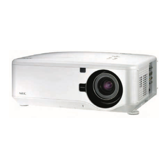NEC NP4100 Benutzerhandbuch