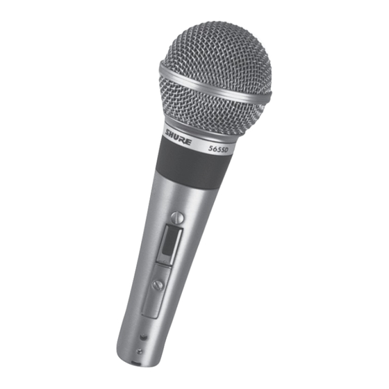 Shure Unisphere  565SD Bedienungsanleitung