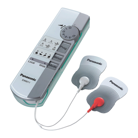 Panasonic EW6011 Bedienungsanleitung