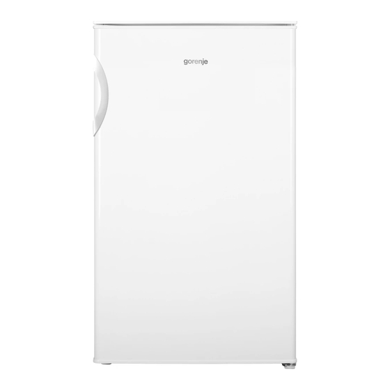 Gorenje F491PW Ausführliche Gebrauchsanleitung