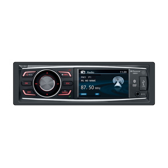Phonocar VM 051 Gebrauchsanweisungen