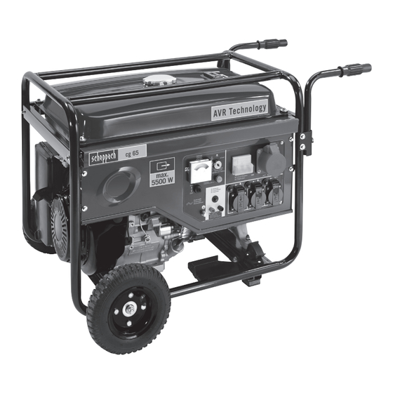 Scheppach cg 65 Anleitung