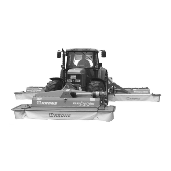 Krone EasyCut serie Betriebsanleitung