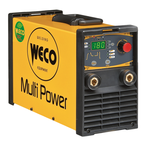 Weco Multi Power 184 Bedienungsanleitung