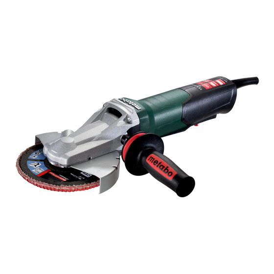 Metabo WEVF 10-125 Quick Inox Originalbetriebsanleitung