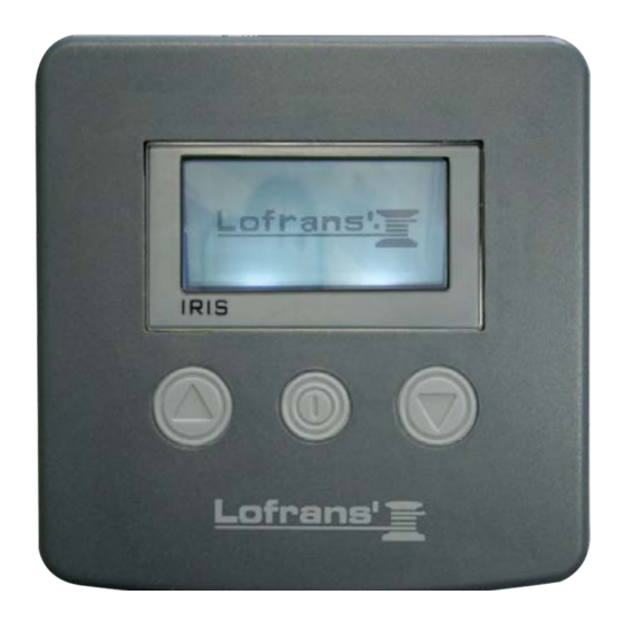 Lofrans Iris Installation Und Bedienung