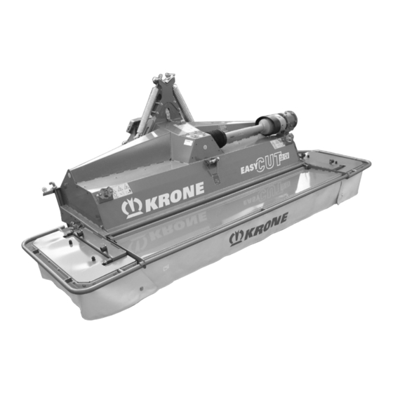 Krone EasyCut 32 CV Float Betriebsanleitung