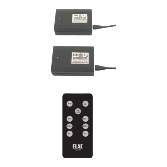 ELAC Wireless Set Kurzanleitung