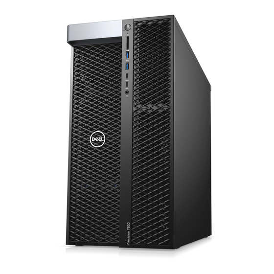 Dell Precision 7920 Tower Benutzerhandbuch