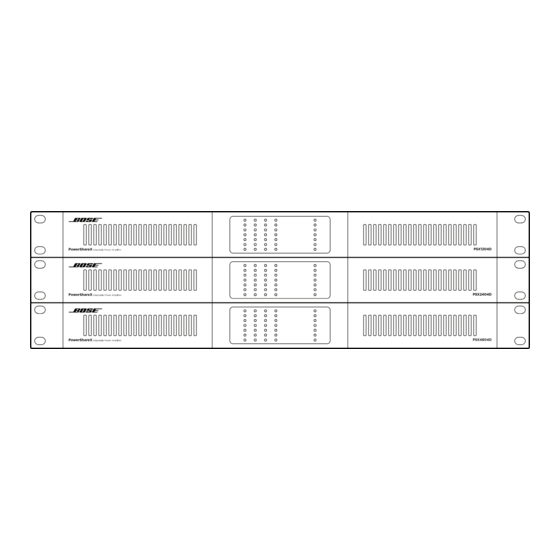 Bose Professional PowerShareX PSX1204D Installationsanleitung