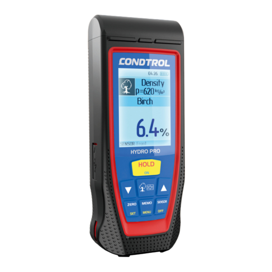 CONDTROL HYDRO PRO Bedienungsanleitung