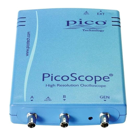 PICO PicoScope 4262 Handbücher